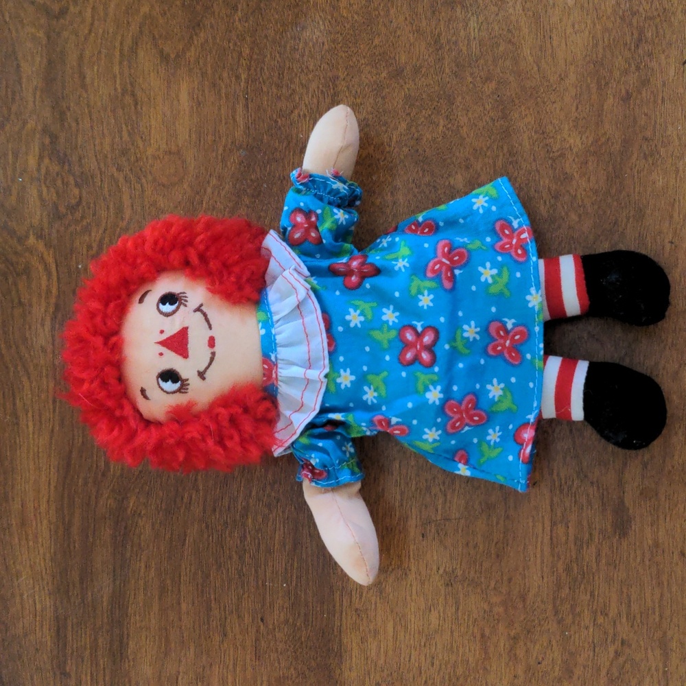 VTG Vintage Applause Raggedy Ann doll, I love you, 1993